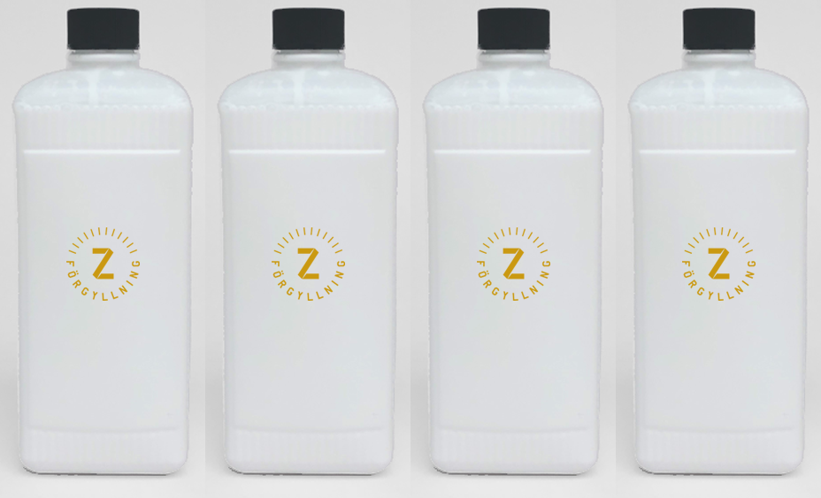 Vattenbaserad guldgrund